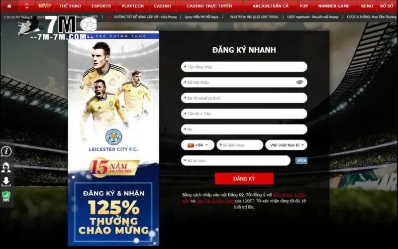 Hướng dẫn đăng ký 12BET - Lý do đăng ký không thành công