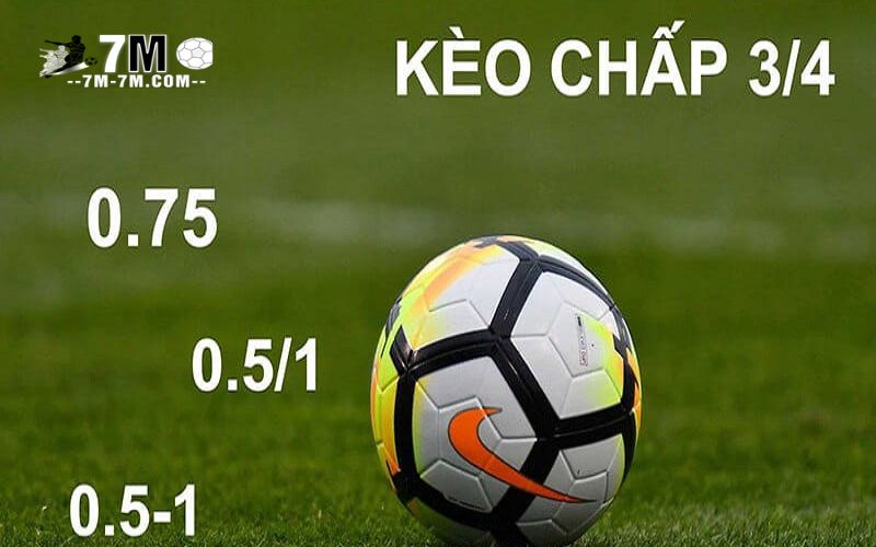 Những trường hợp thắng thua với kèo chấp 0.75 trái