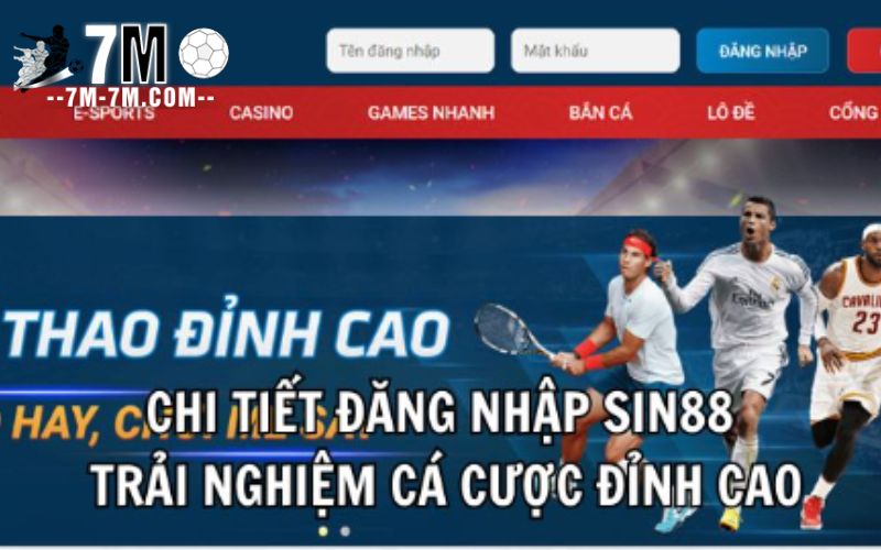 Chi tiết đăng nhập Sin88 trải nghiệm cá cược đỉnh cao