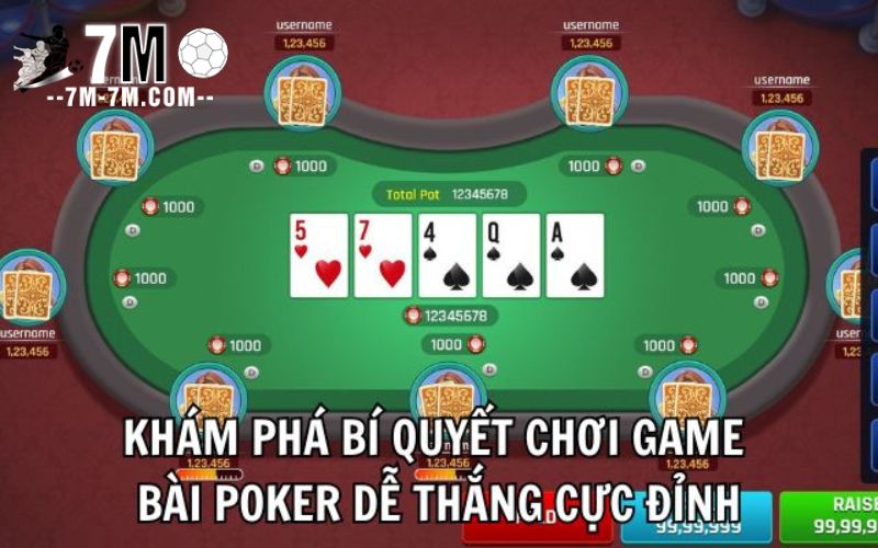 Khám phá bí quyết chơi game bài Poker dễ thắng cực đỉnh