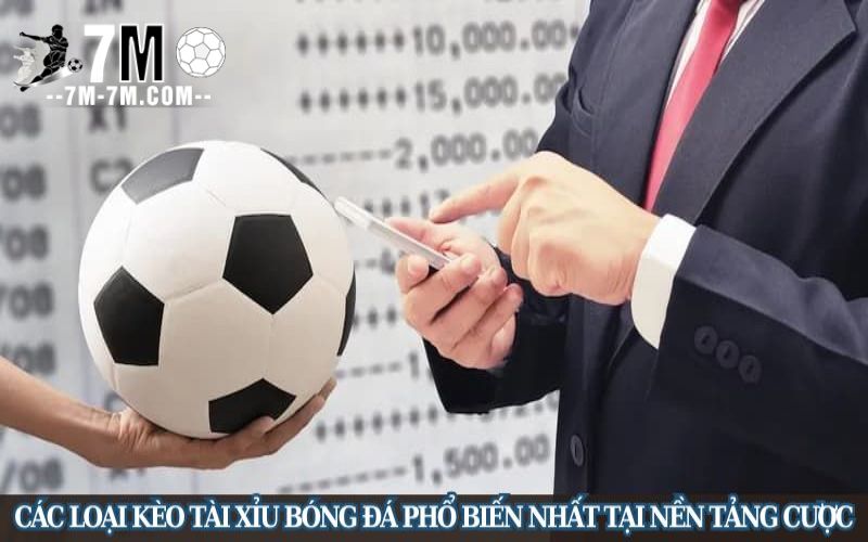 Các loại kèo tài xỉu bóng đá phổ biến nhất tại nền tảng cược